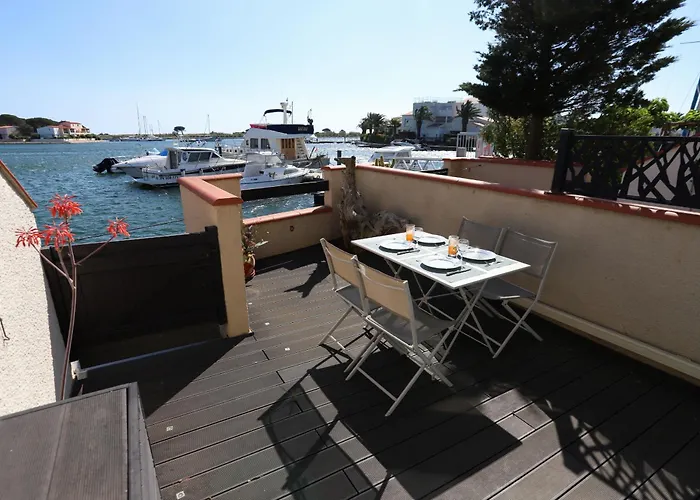 דירה St Cyprien Superbe 4 Pers Vue Sur La Marina סן סיפריאן